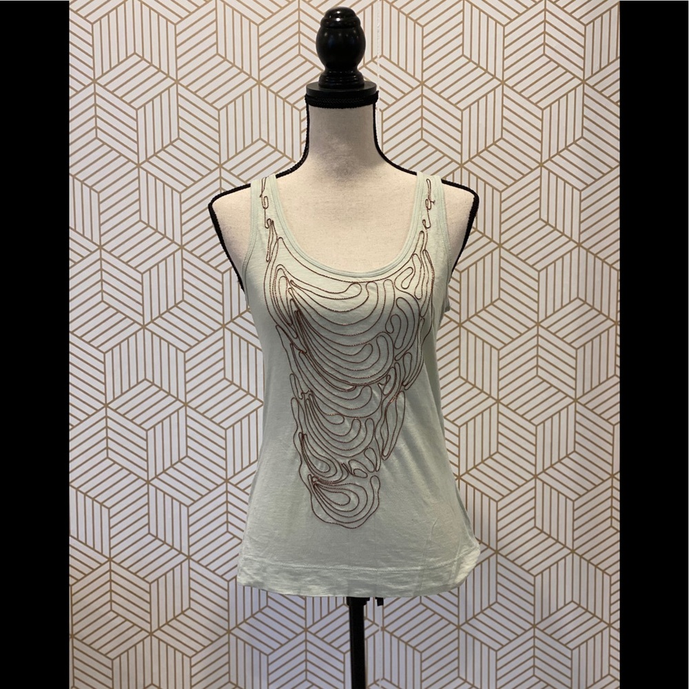BANANA REPUBLIC Mint Cotton Tank Top